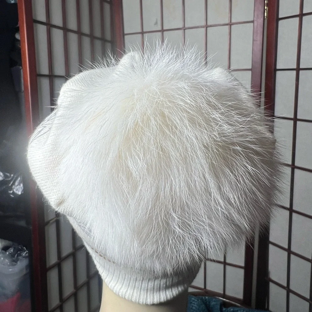 SHEREL’S NEWYORK POMPOM WOOL BEENIE‎ HAT